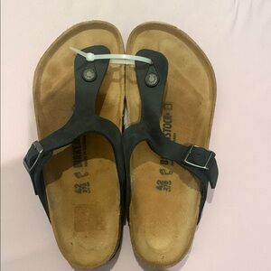 Birkenstock Black and Tan Sandals